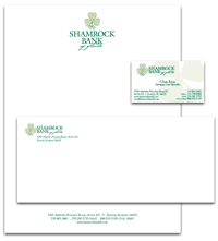 Shamrock Bank Stationery